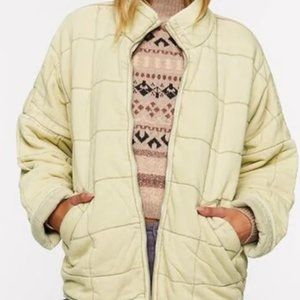 Forever 21 Quilted Zip-Up Jacket